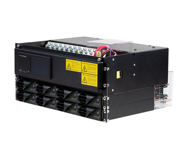 FlexiCOMPACT: 12kW - 24kW scalable power (4-5U system)  